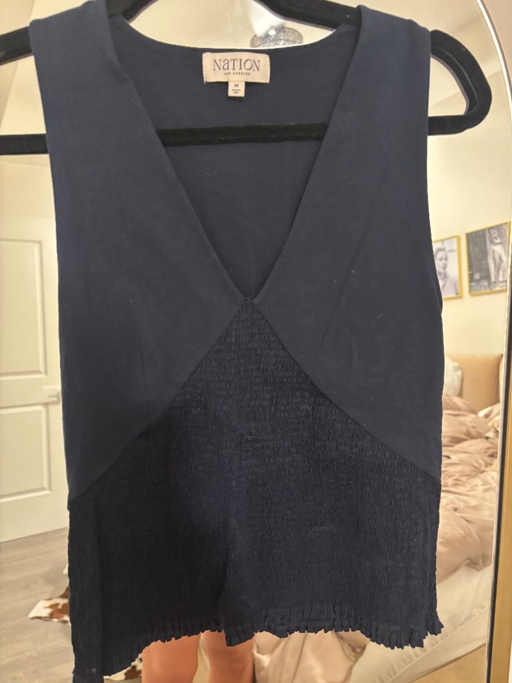 Nation LTD Women's Navy and Black Vest